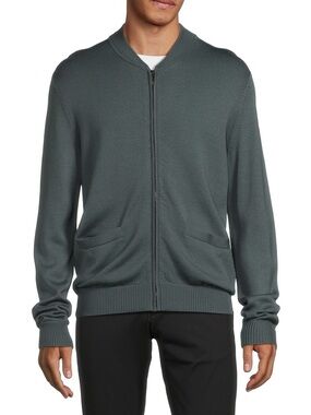 Greyson Men's Sagaponack Wool Zip Sweater size S